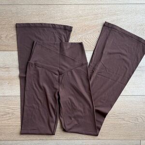 Aerie Brown Flare Leggings | Size Medium | Like New 🤎